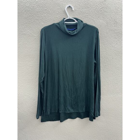 Apt. 9 Womens Top Size XL Green Long Sleeve Turtleneck - Picture 1 of 10